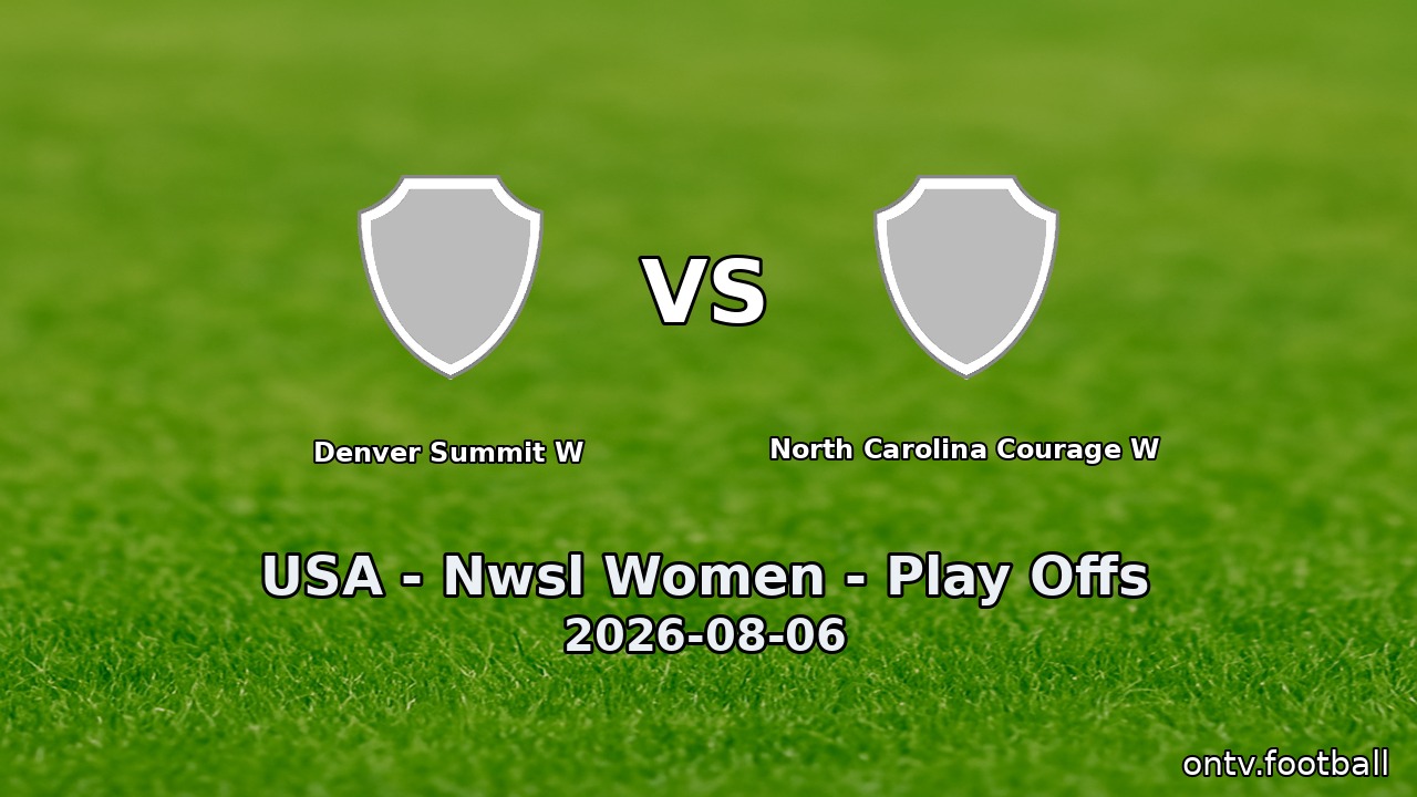 Denver Summit W vs North Carolina Courage W