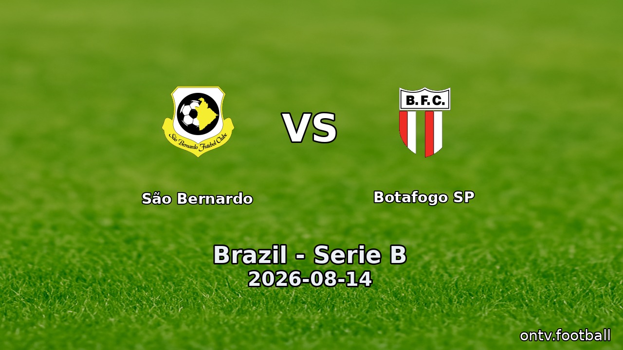 São Bernardo vs Botafogo SP