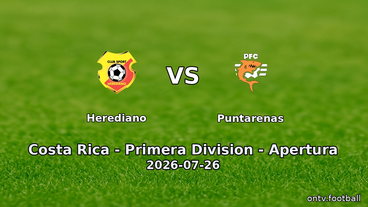 Herediano vs Puntarenas