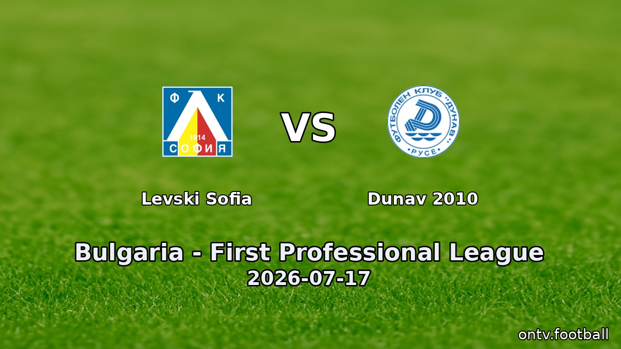 Levski Sofia vs Dunav 2010