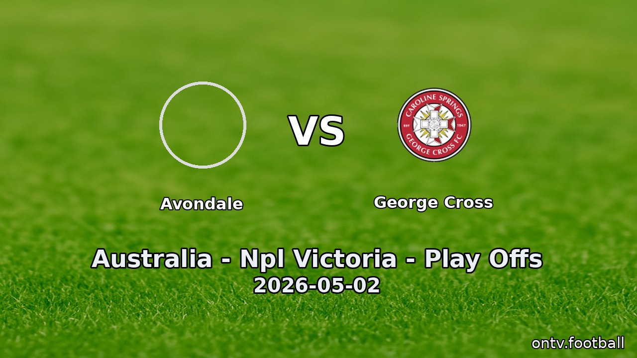 Avondale vs George Cross