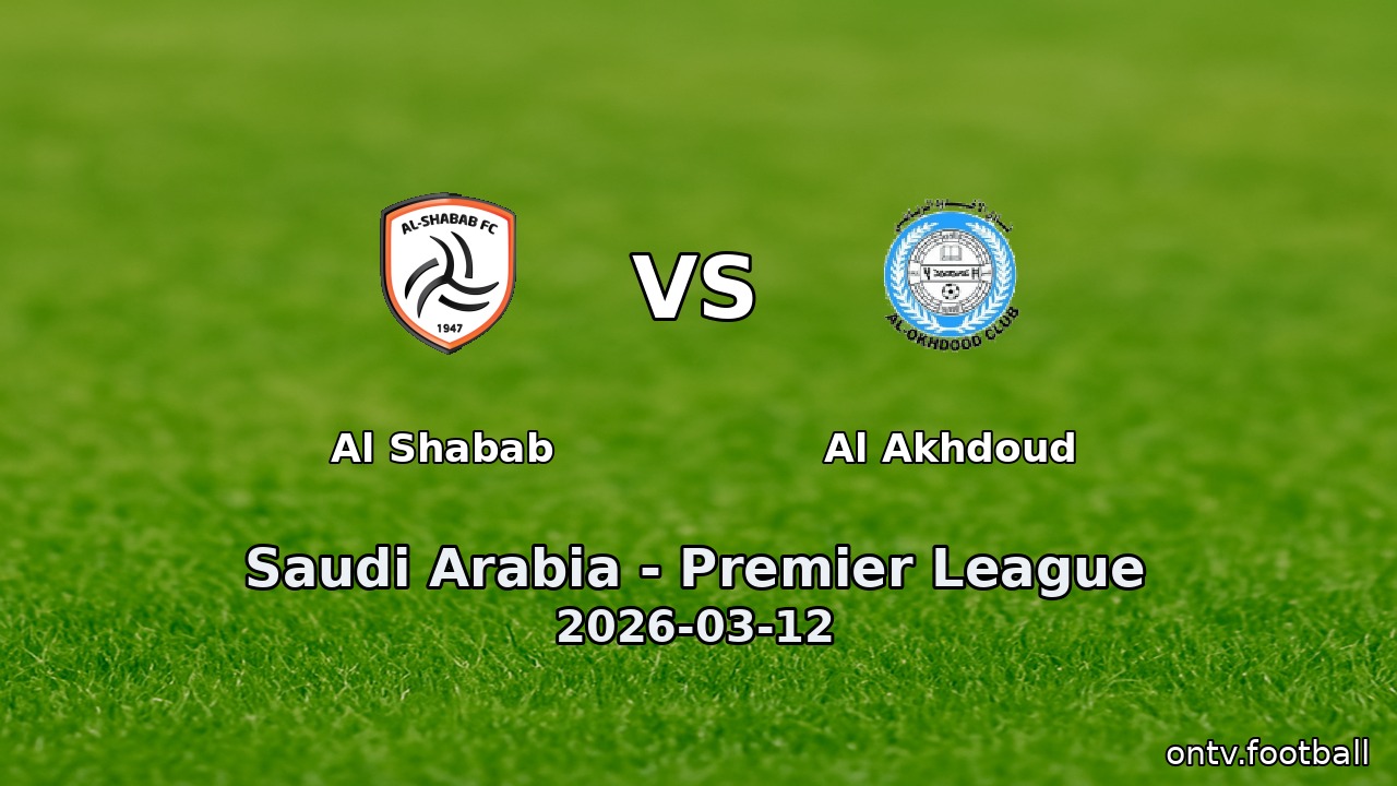 Al Shabab vs Al Akhdoud