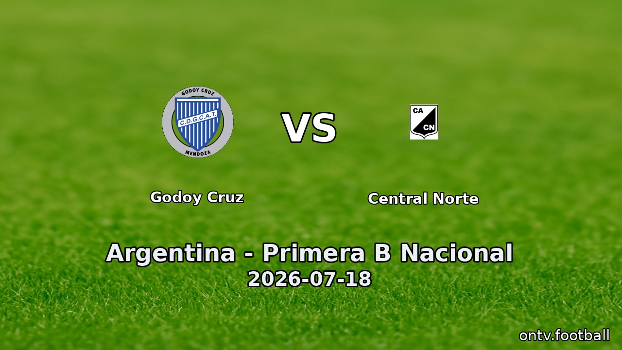 Godoy Cruz vs Central Norte