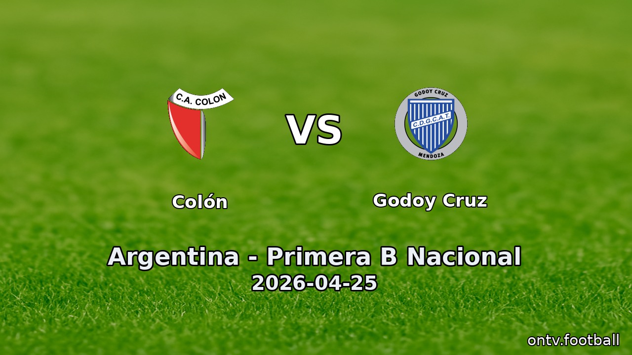 Colón vs Godoy Cruz
