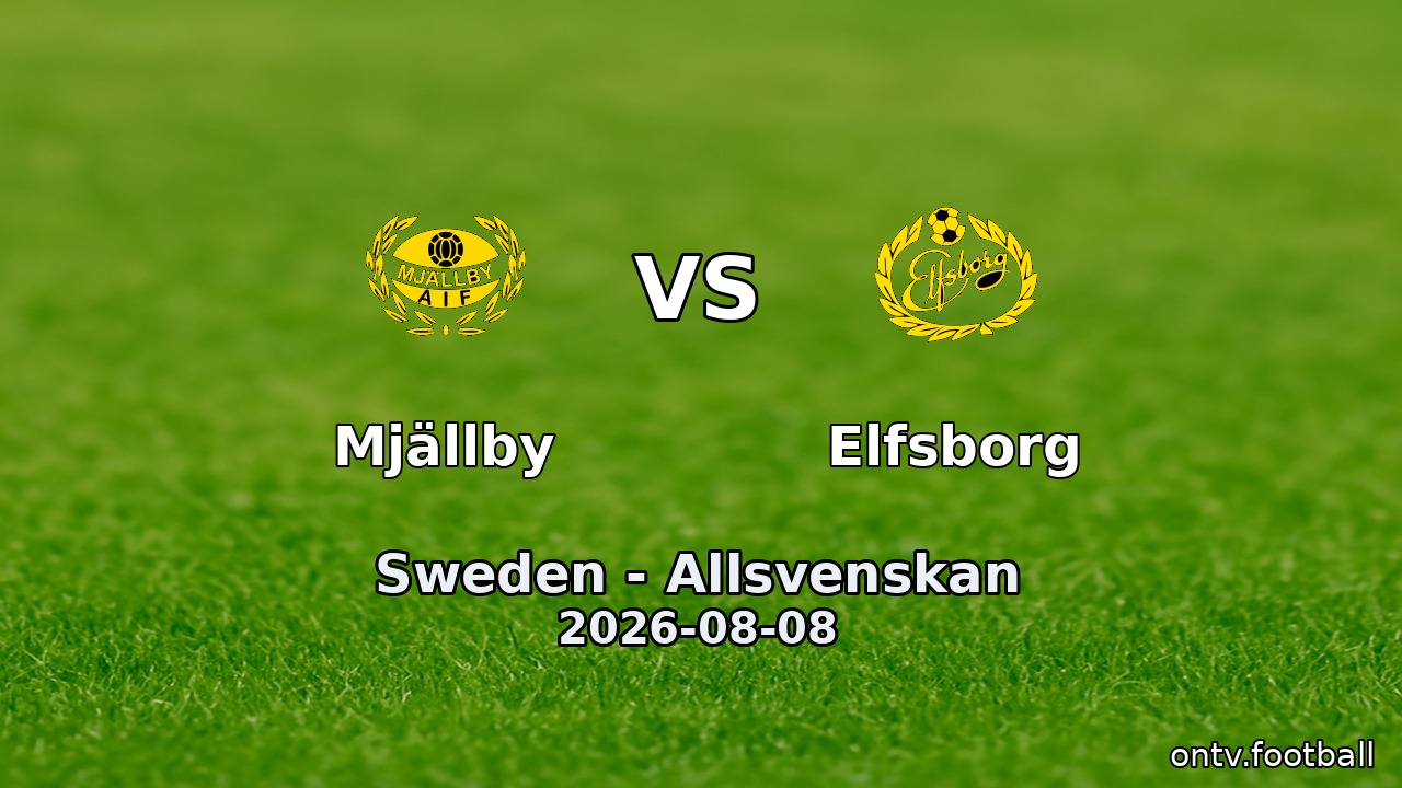 Mjällby vs Elfsborg
