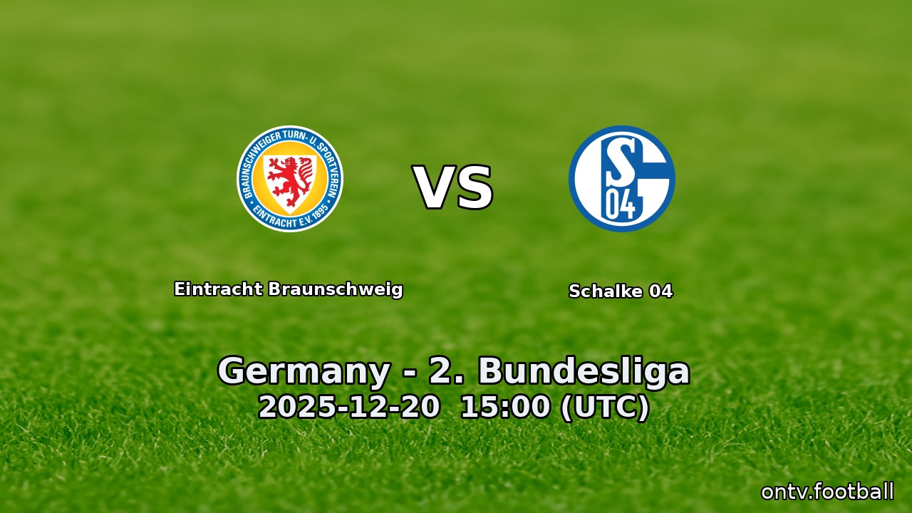 Eintracht Braunschweig vs Schalke 04