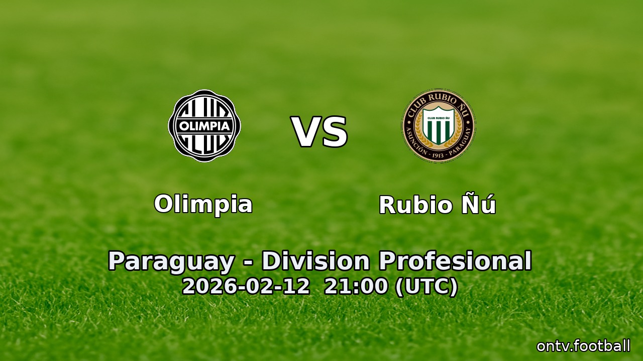 Olimpia vs Rubio Ñú