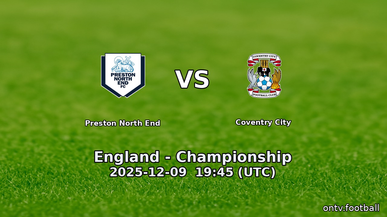 Preston North End vs Coventry City