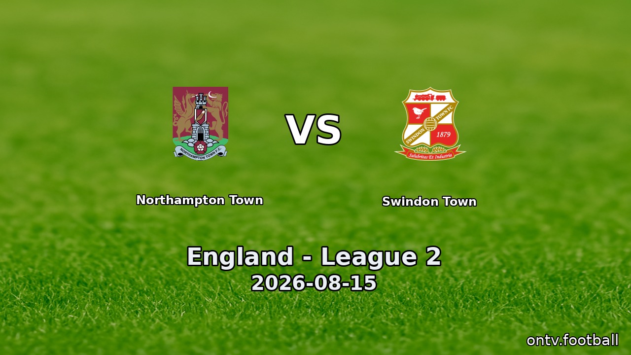 Northampton Town vs Swindon Town