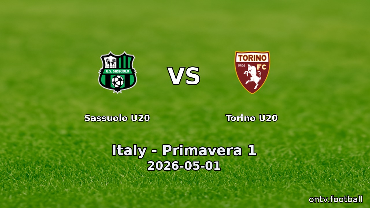 Sassuolo U20 vs Torino U20