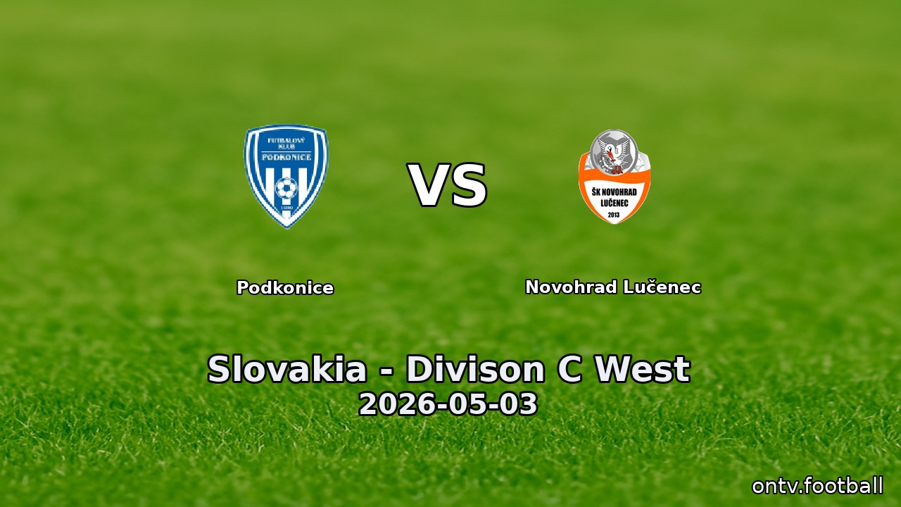Podkonice vs Novohrad Lučenec