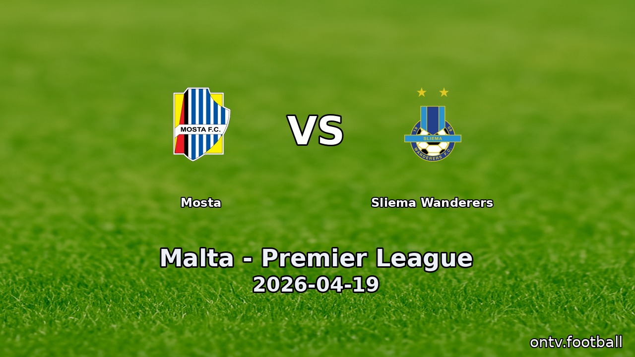 Mosta vs Sliema Wanderers