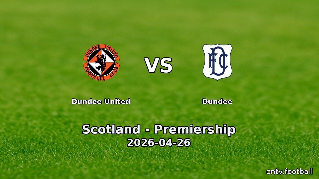 Dundee United vs Dundee