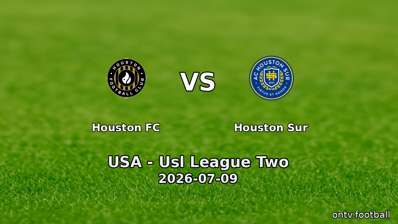 Houston FC vs Houston Sur