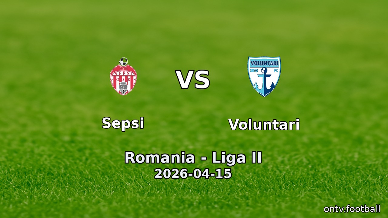Sepsi vs Voluntari