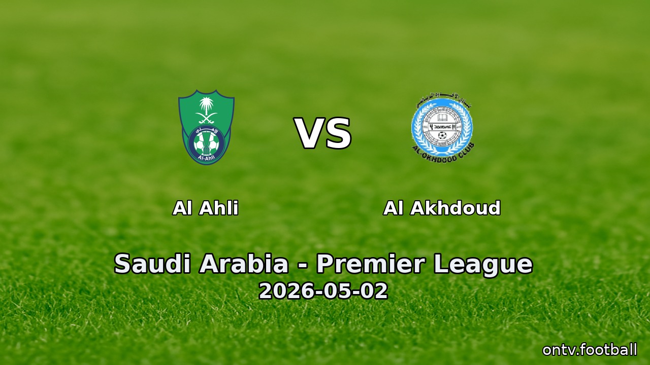 Al Ahli vs Al Akhdoud