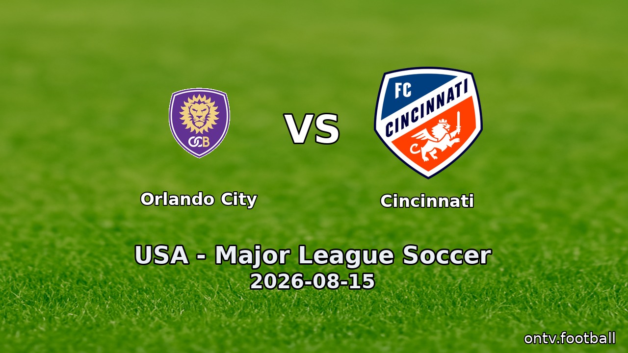 Orlando City vs Cincinnati
