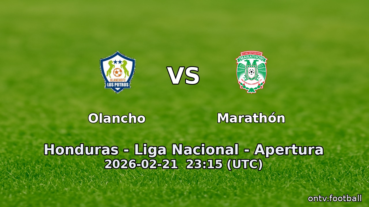 Olancho vs Marathón