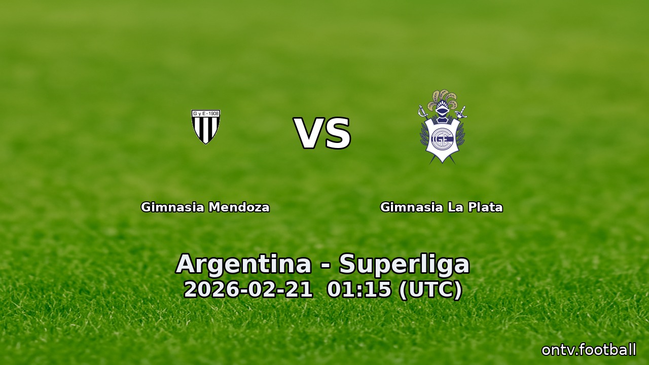 Gimnasia Mendoza vs Gimnasia La Plata