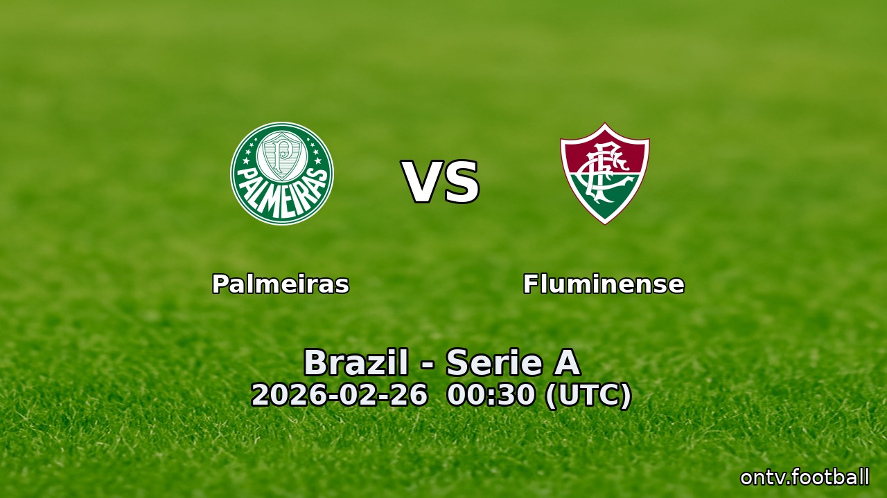 Palmeiras vs Fluminense