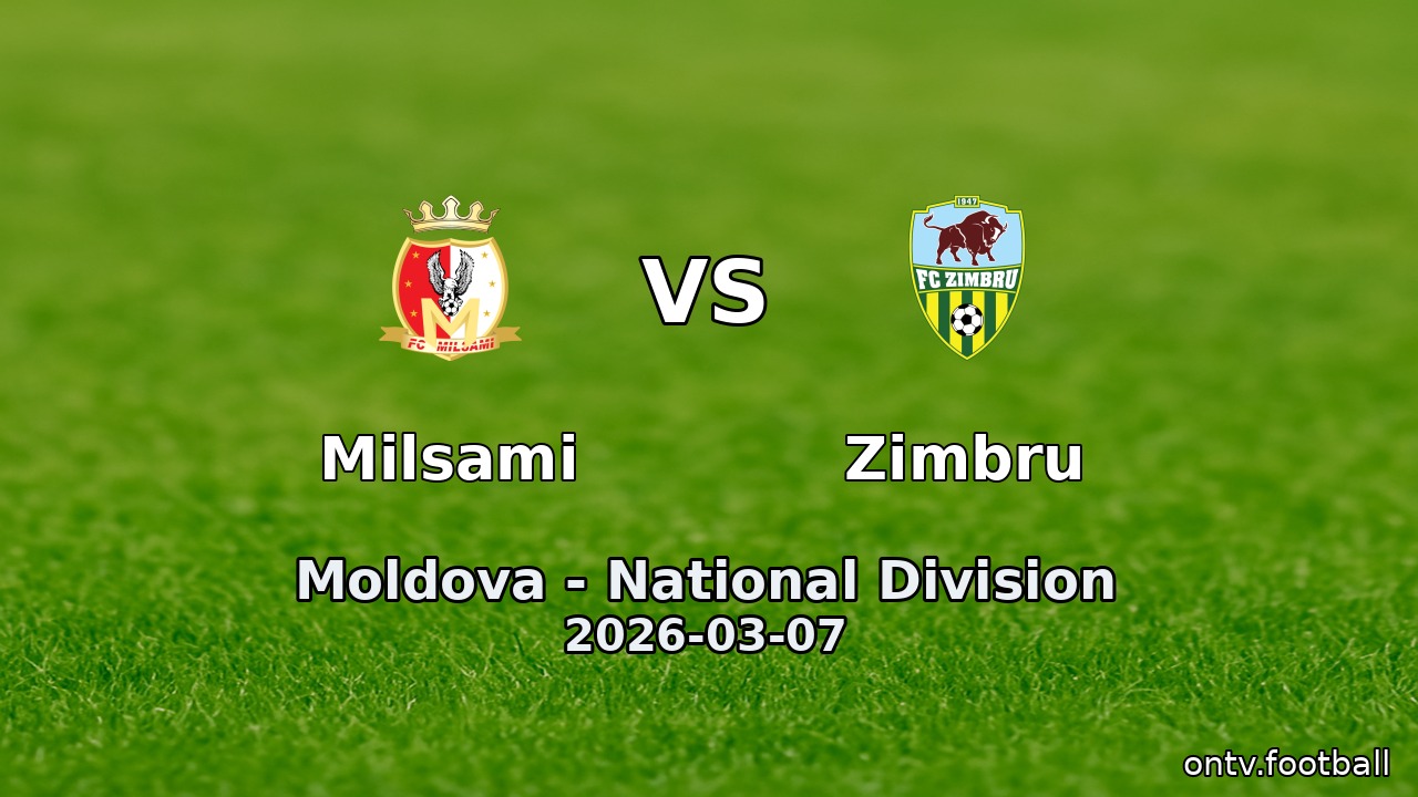 Milsami vs Zimbru