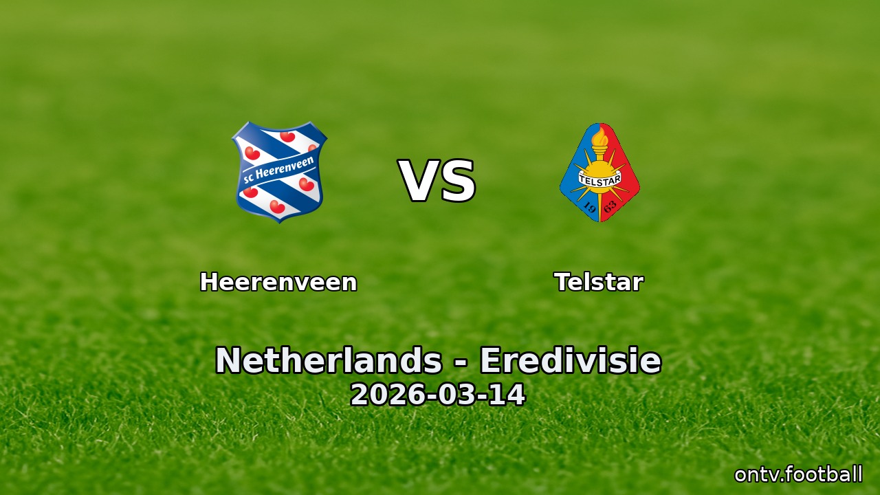 Heerenveen vs Telstar