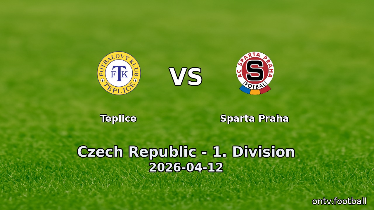 Teplice vs Sparta Praha