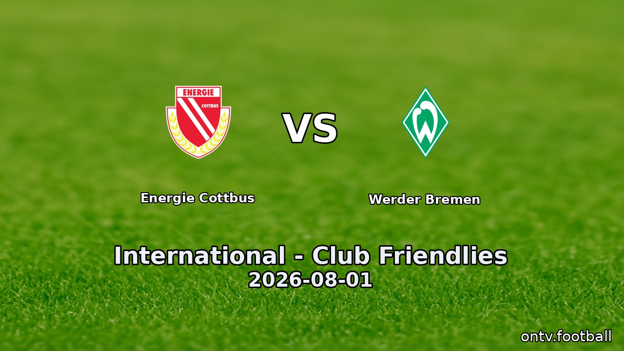 Energie Cottbus vs Werder Bremen