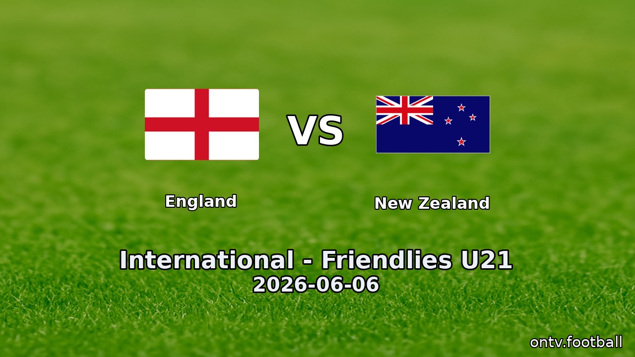 England vs New Zealand