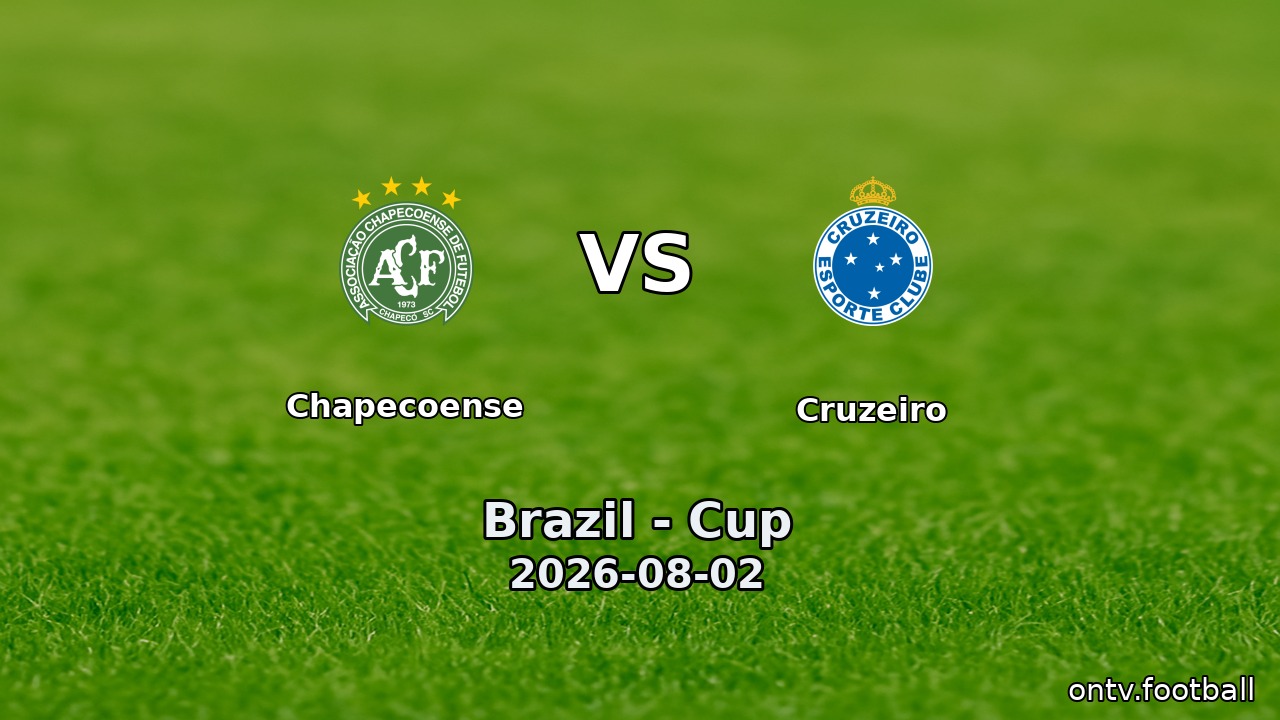 Chapecoense vs Cruzeiro