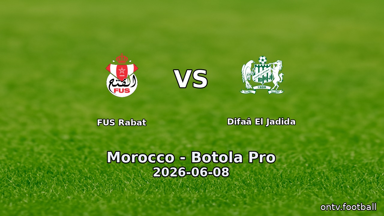 FUS Rabat vs Difaâ El Jadida