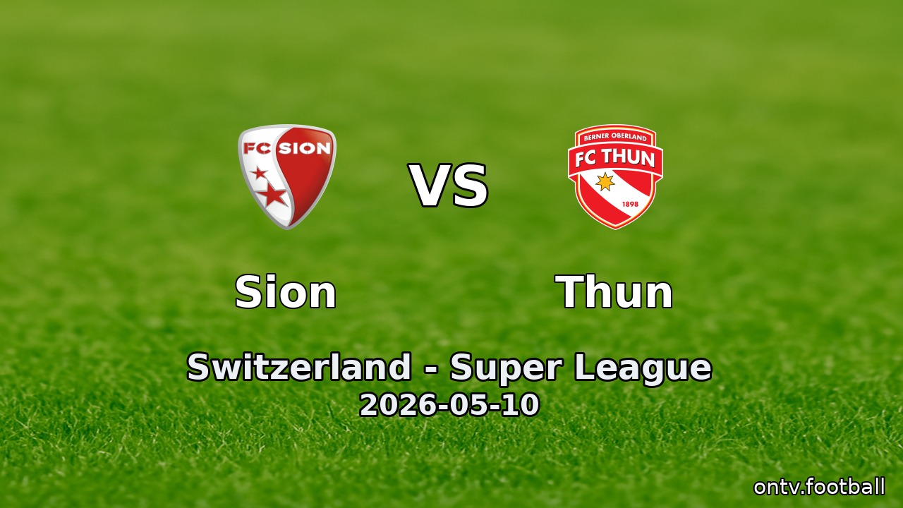 Sion vs Thun