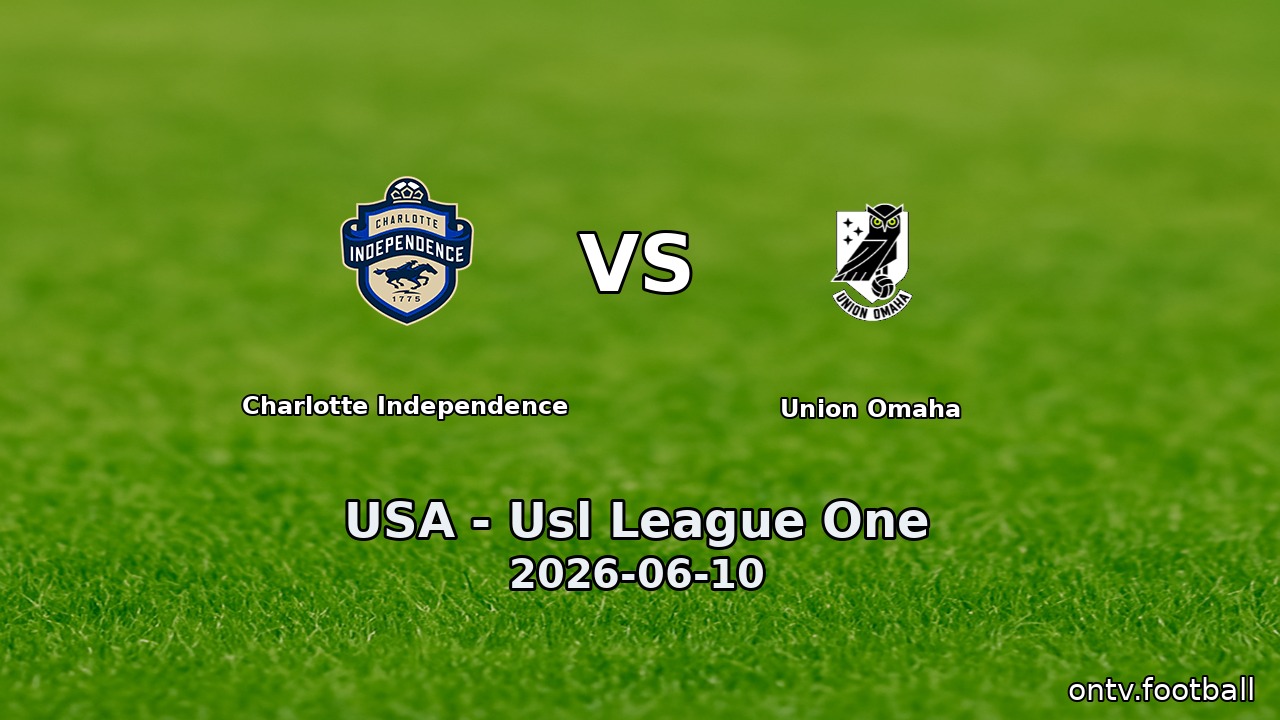 Charlotte Independence vs Union Omaha