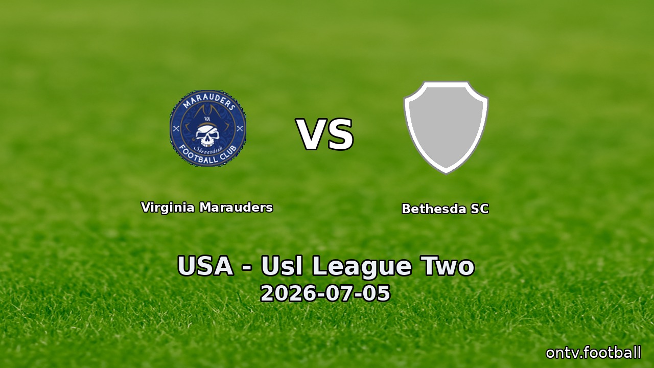 Virginia Marauders vs Bethesda SC
