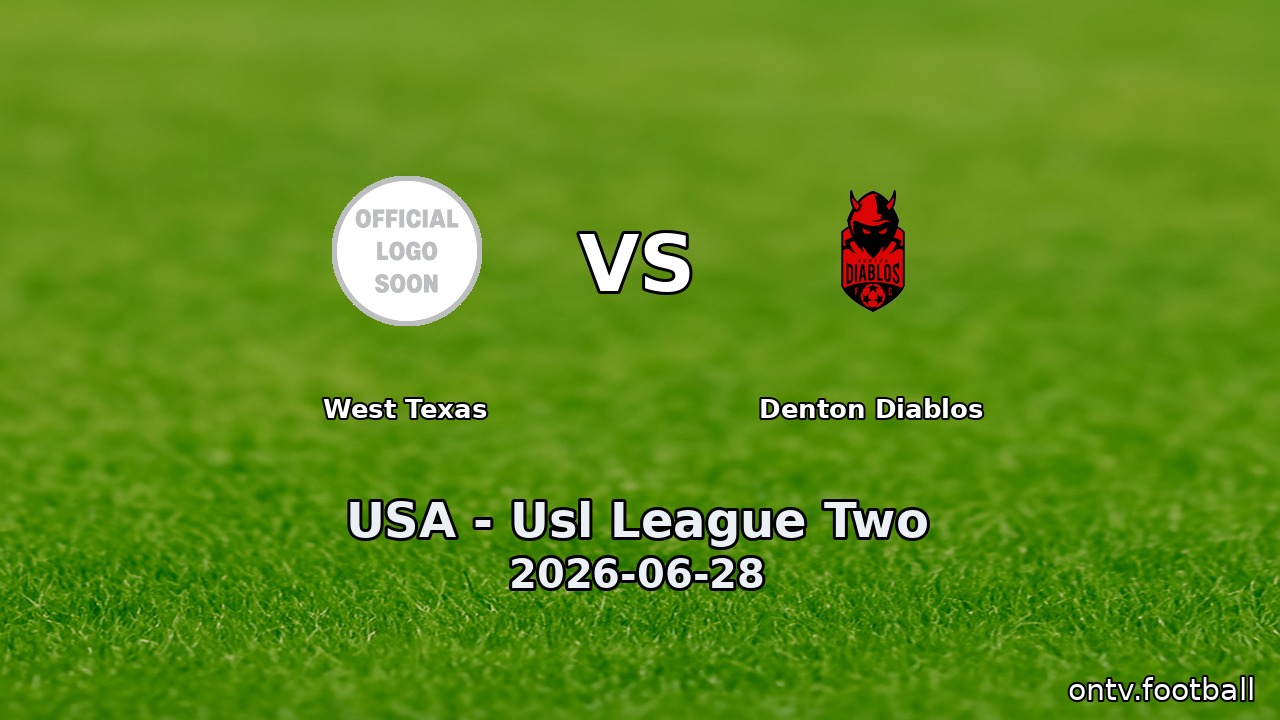 West Texas vs Denton Diablos