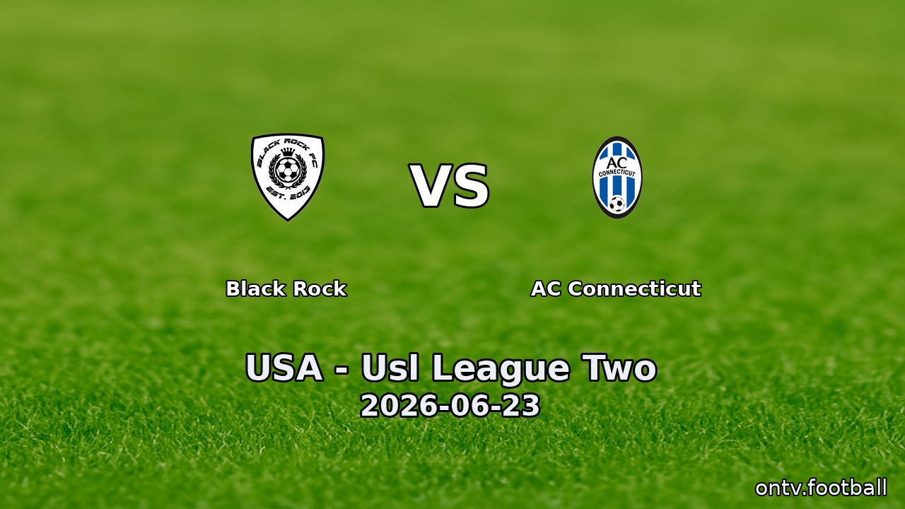 Black Rock vs AC Connecticut