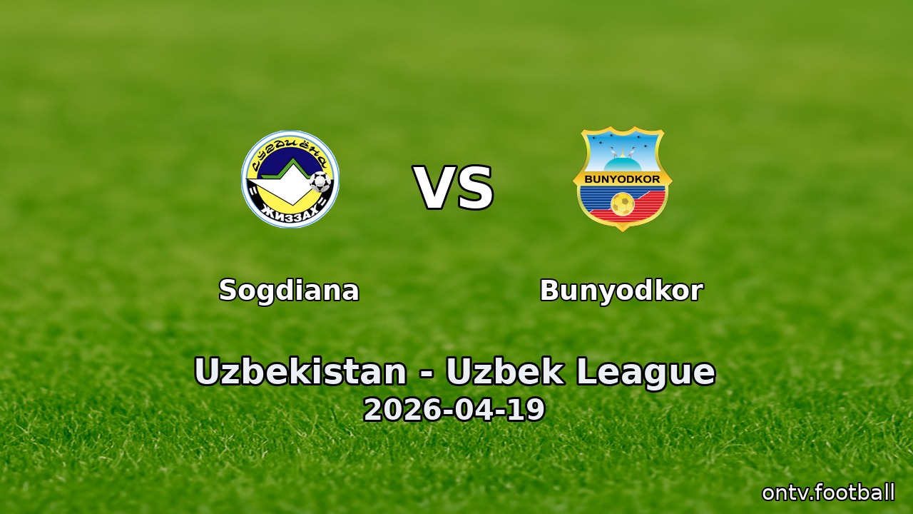 Sogdiana vs Bunyodkor