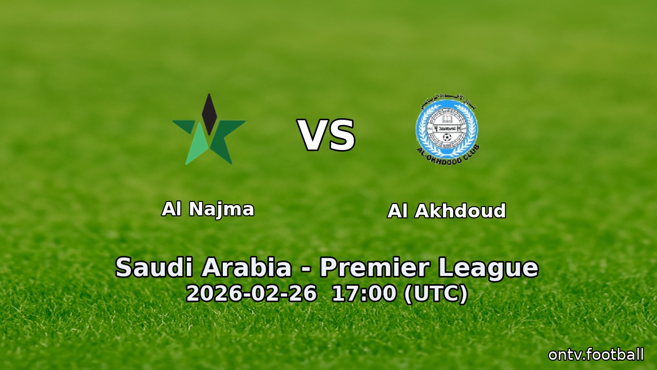 Al Najma vs Al Akhdoud