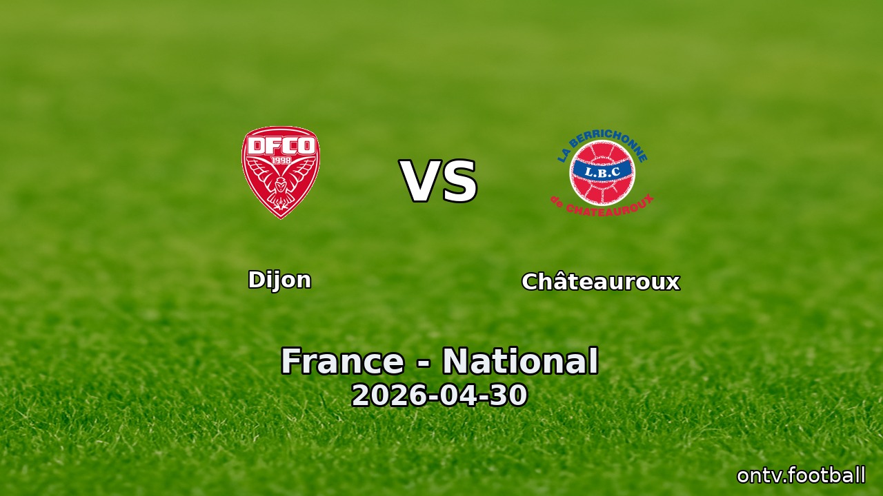 Dijon vs Châteauroux