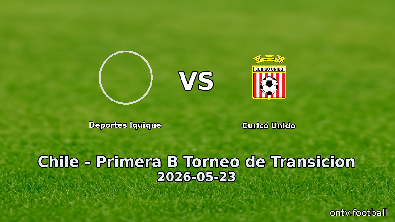 Deportes Iquique vs Curicó Unido