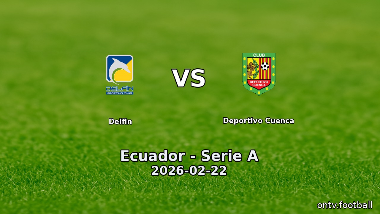 Delfin vs Deportivo Cuenca