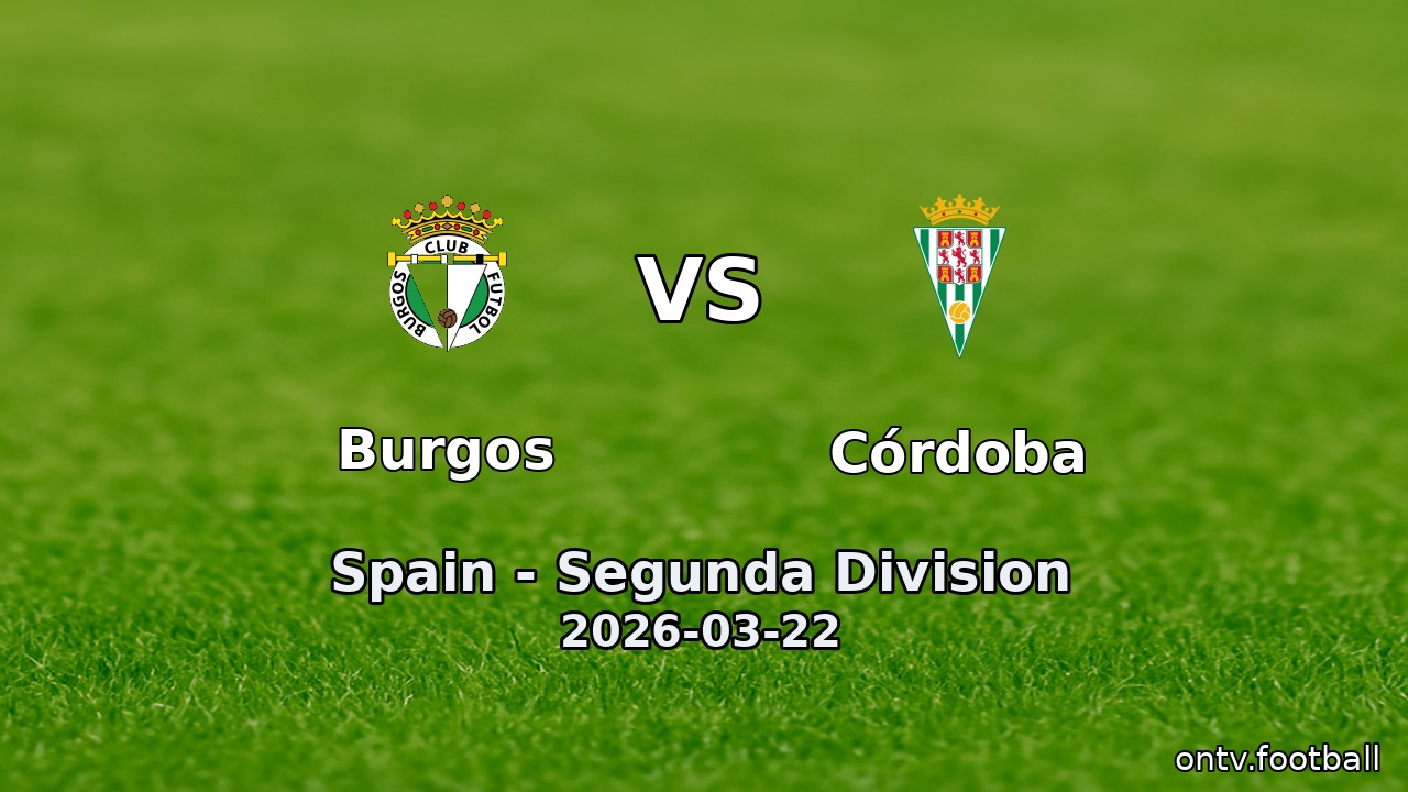 Burgos vs Córdoba