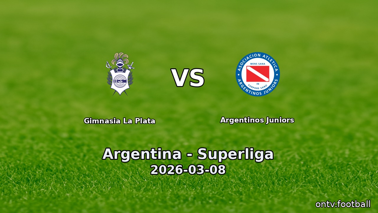 Gimnasia La Plata vs Argentinos Juniors