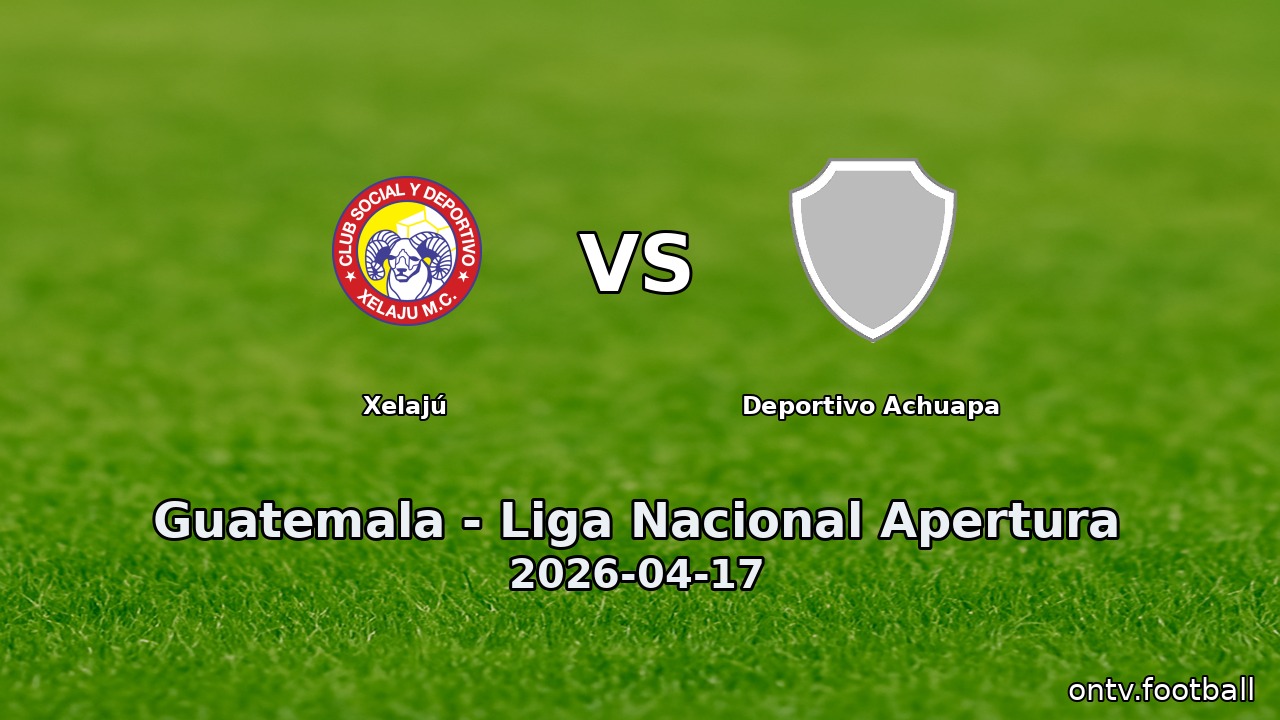 Xelajú vs Deportivo Achuapa