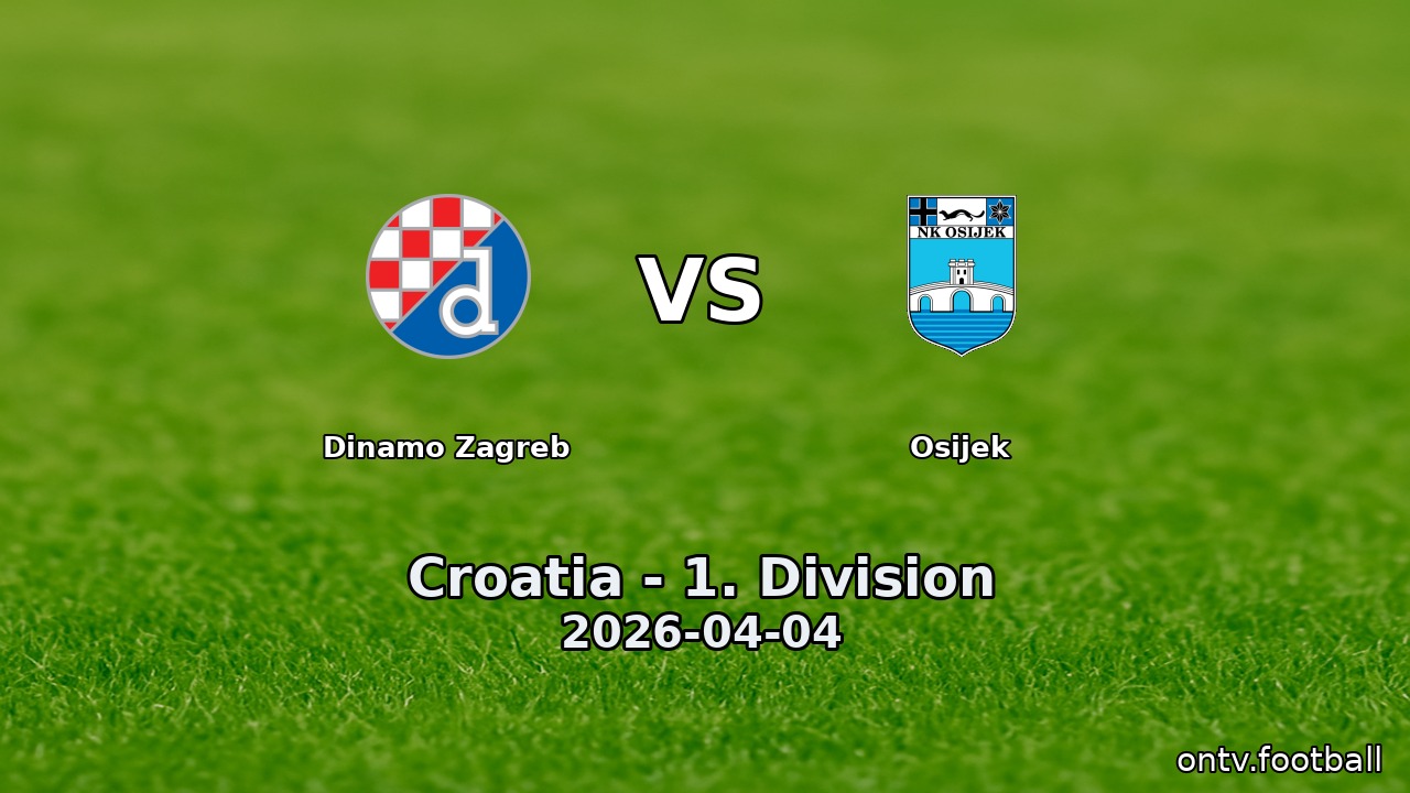 Dinamo Zagreb vs Osijek