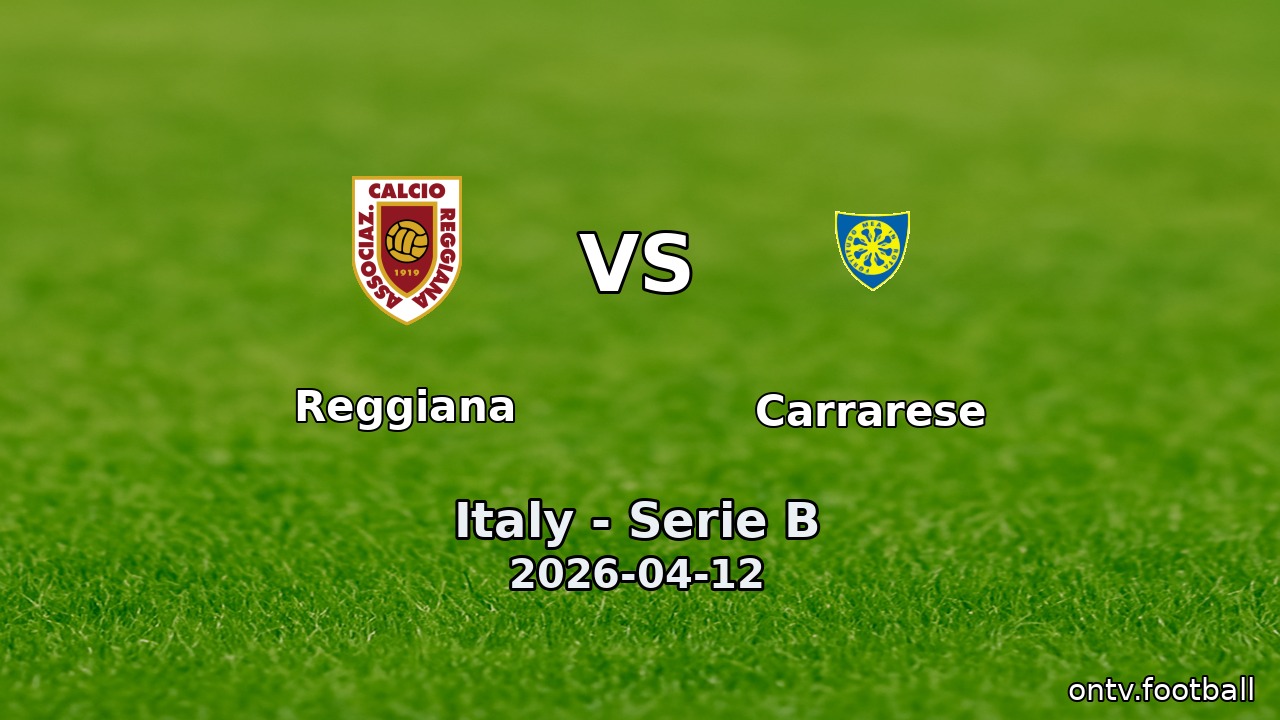 Reggiana vs Carrarese