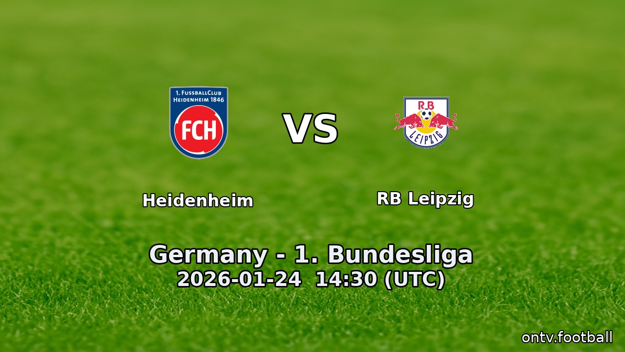 Heidenheim vs RB Leipzig