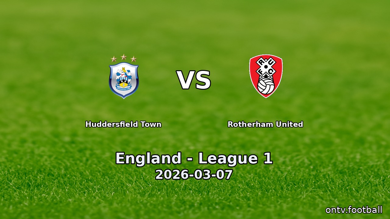 Huddersfield Town vs Rotherham United