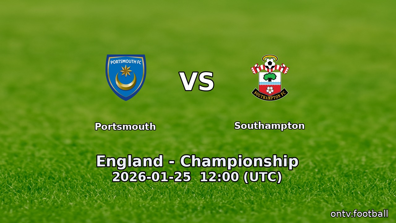 Portsmouth vs Southampton