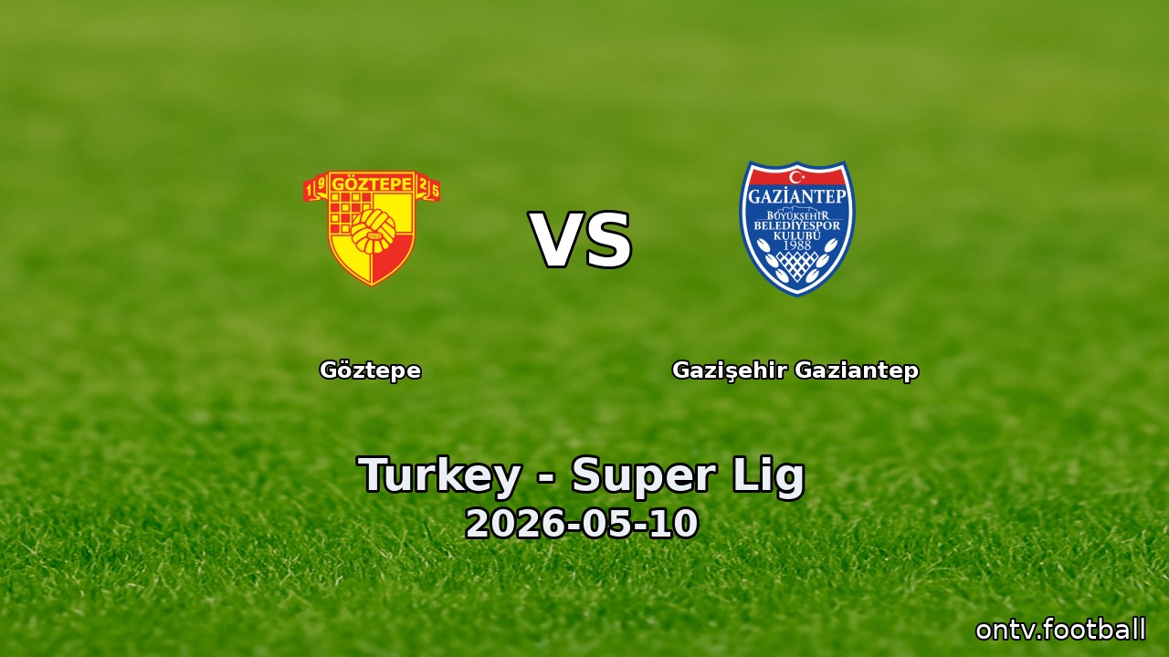 Göztepe vs Gazişehir Gaziantep